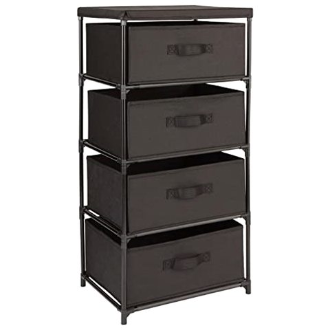 Juvale 4-Tier Fabric Dresser for Closet