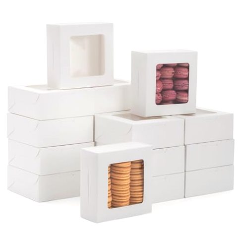 Juvale Bakery Boxes with Window