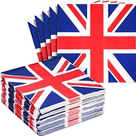 Juvale British Napkins