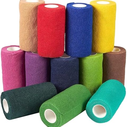 Juvale Cohesive Bandage Vet Wrap Rolls