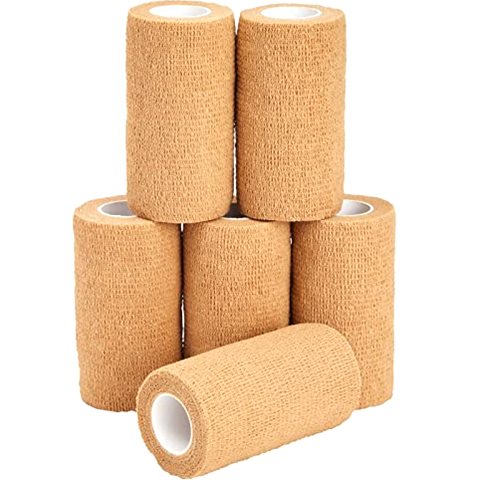 Juvale Cohesive Self-Adhering Elastic Bandage Wrap