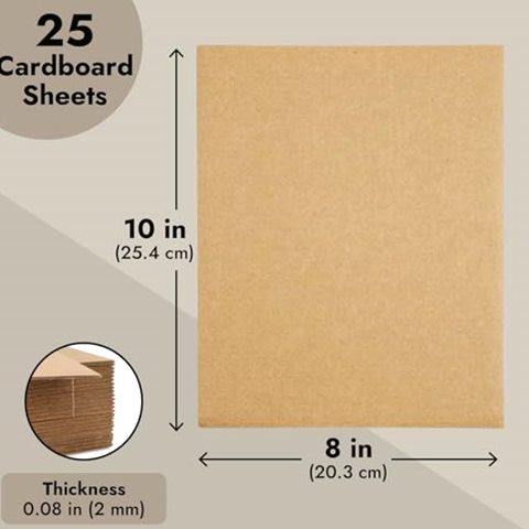 Juvale Corrugated Cardboard Sheets