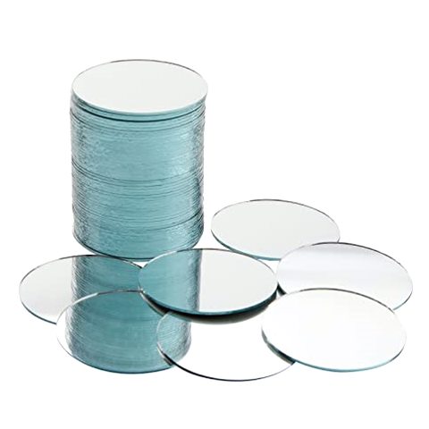 Juvale Craft Mirrors Bulk Mini Glass Tiles