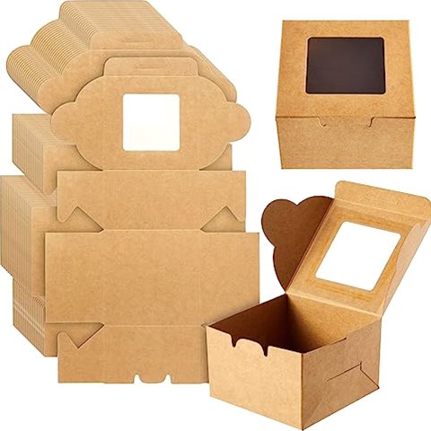 Juvale Cupcake Boxes with Window