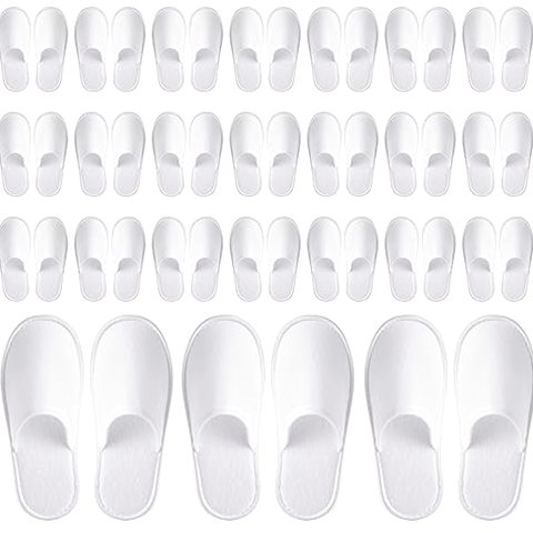 Juvale Disposable Slippers for Guests