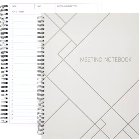 Juvale Meeting Notebook for Work