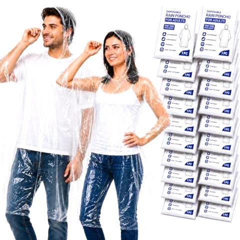 Juvale Rain Poncho Pack