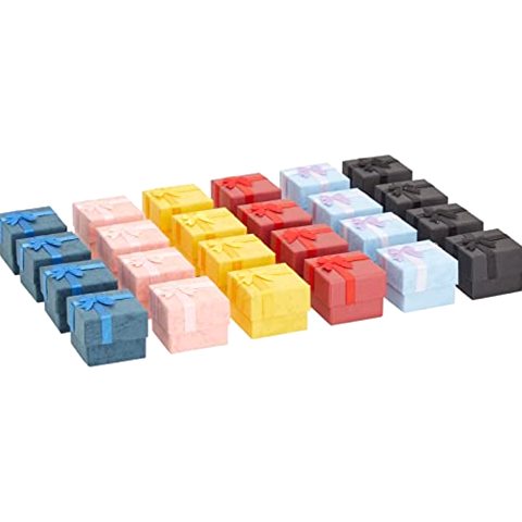 Juvale Ring Boxes Bulk Set