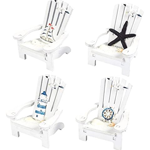 Juvale Set of 4 Mini Beach Chairs